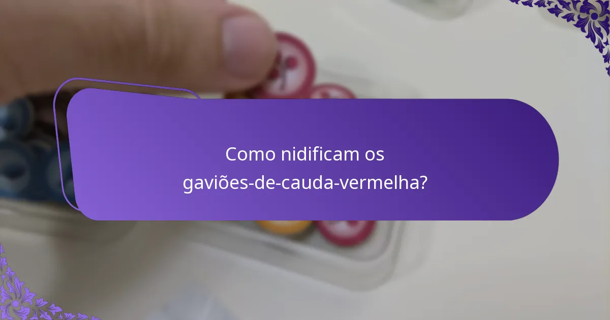 Onde vivem os gaviões-de-cauda-vermelha?