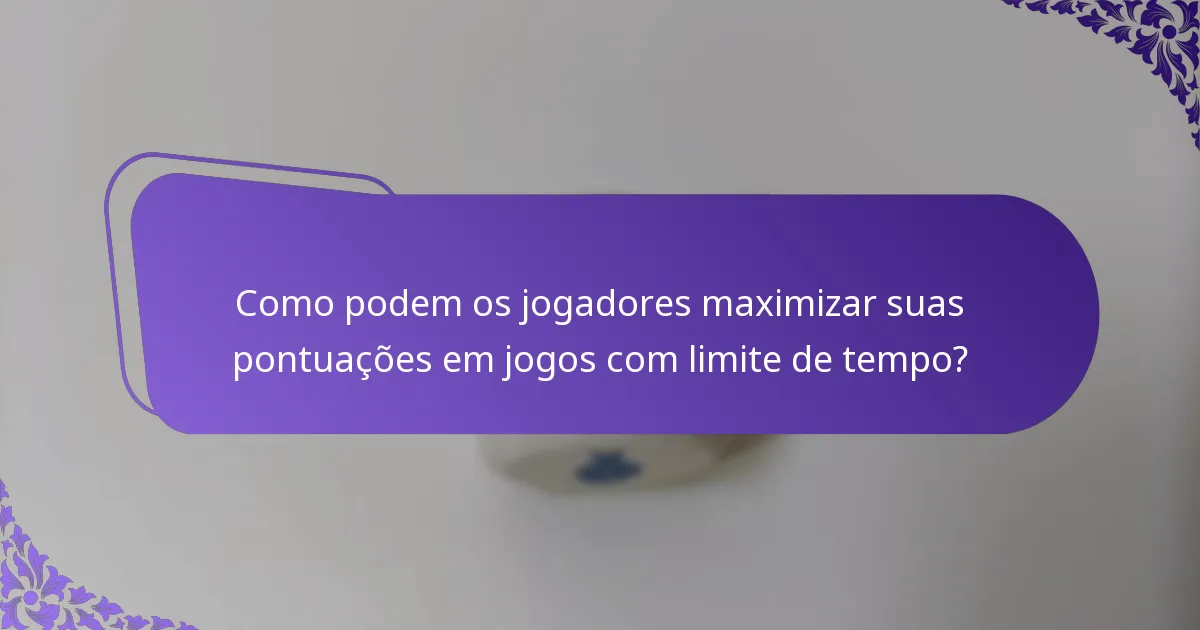Que variações existem nos sistemas de pontuação em diferentes jogos com limite de tempo?