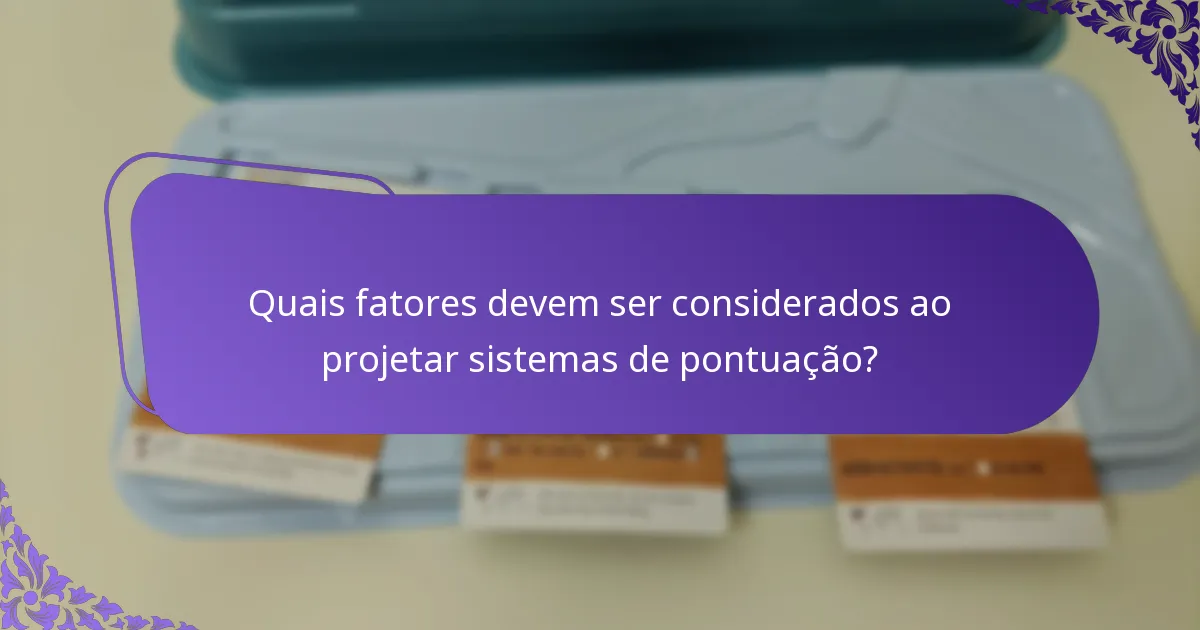 Quais são as armadilhas comuns na implementação de mecânicas de pontuação?