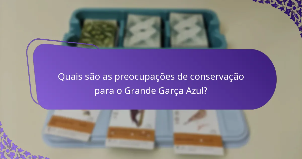 Como o Grande Garça Azul se compara a outras espécies de garças?