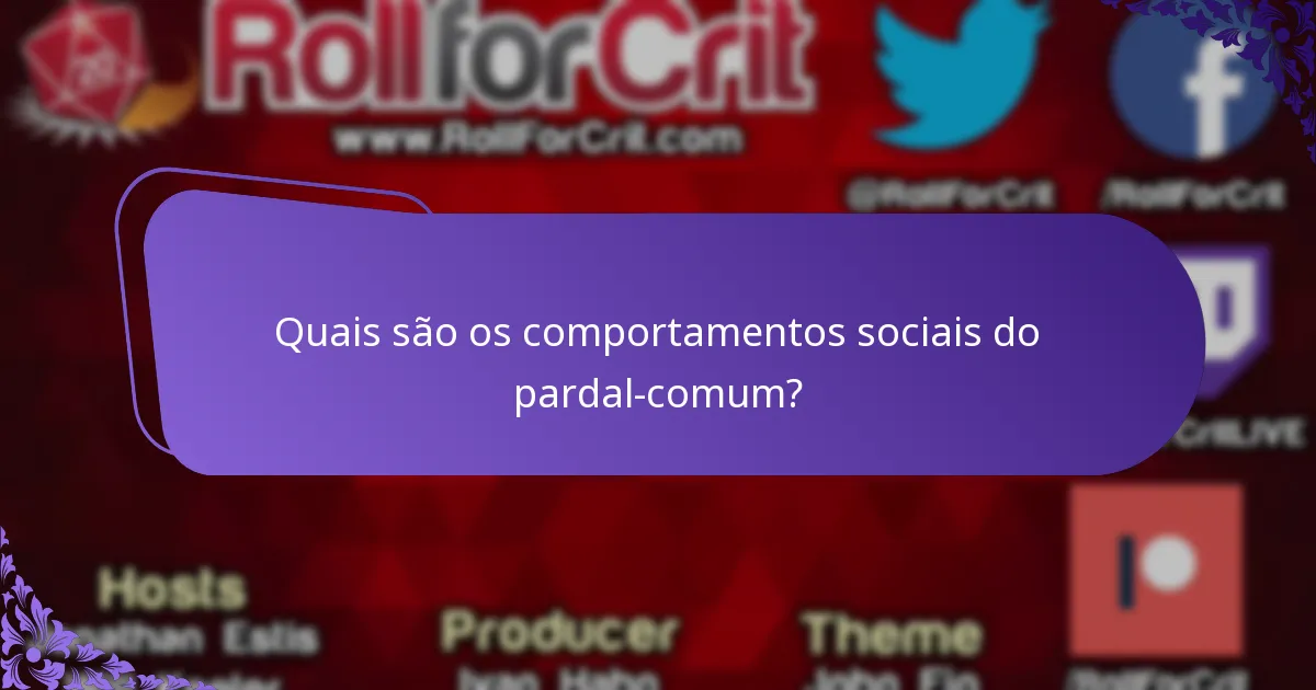 Que ameaças enfrentam os pardais-comuns nos seus habitats?