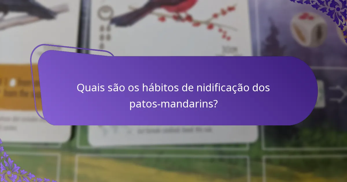 Como se comparam os patos-mandarins com outras espécies de patos?