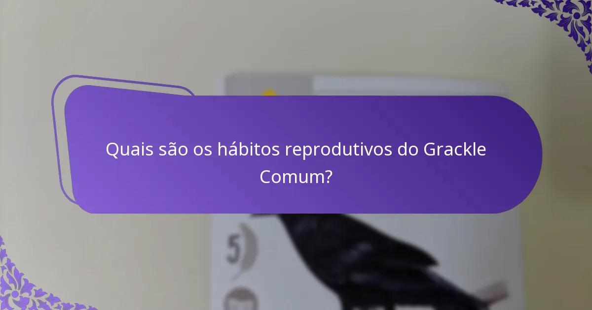 Como os Grackles Comuns se adaptam às mudanças ambientais?